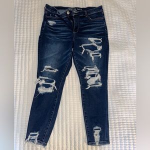 Size 18 extra stretchy American eagle skinny jeans